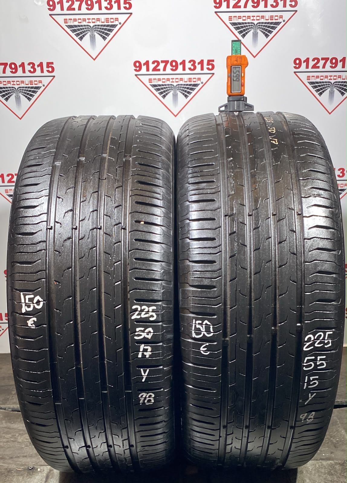 CONTINENTAL ECOCONTACT 6 USADO  225/55 R17 98 Y